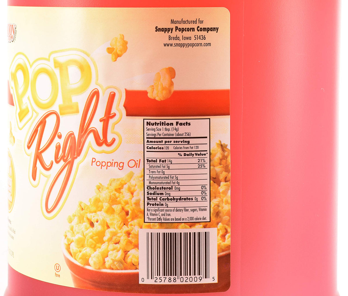 Butter Flavored Popcorn Oil 1 Gallon 4 Pack Z9180
