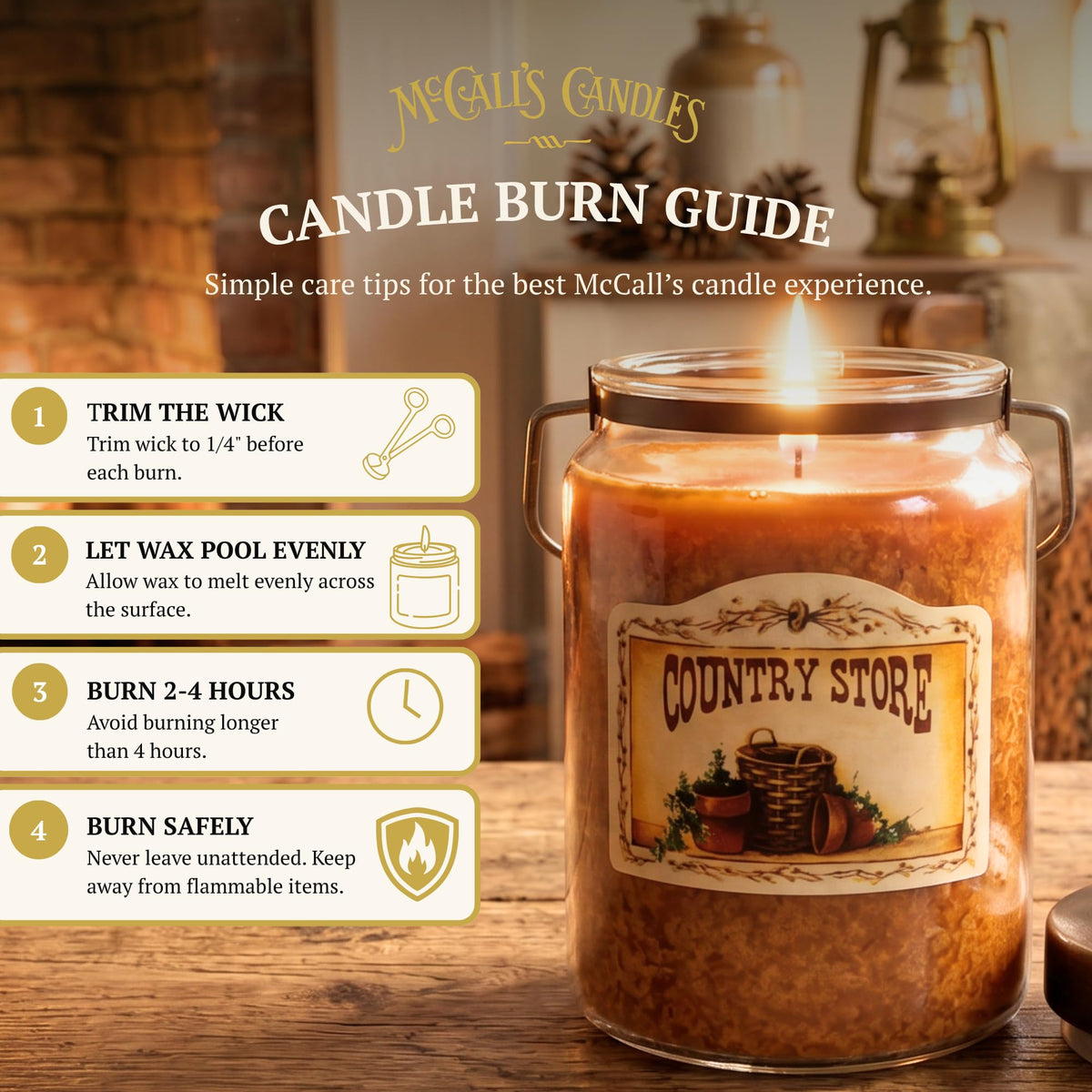 16 oz Two-Wick Vanilla Scented Candle S540825