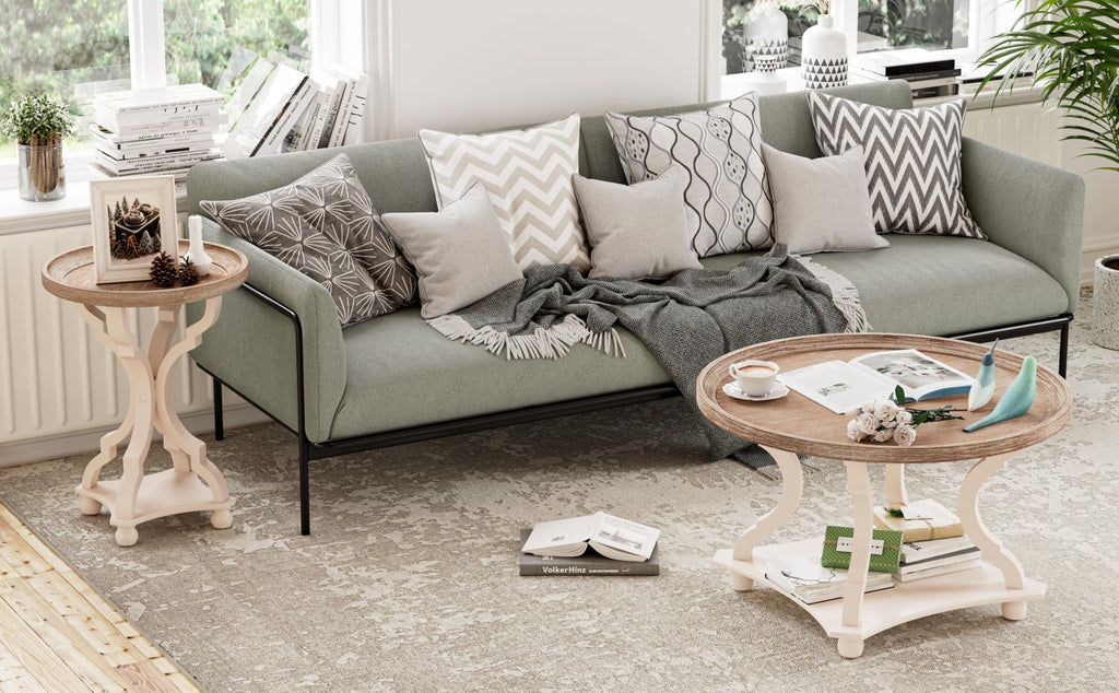 Round Wood Coffee Table U95100