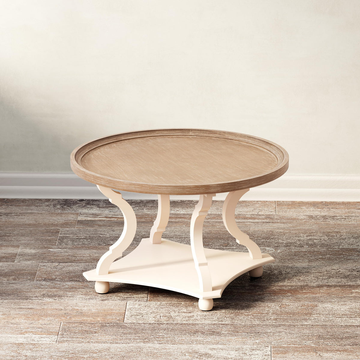 Round Wood Coffee Table U95100