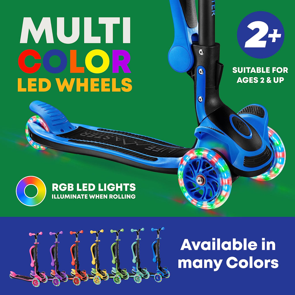 3 Wheel Foldable Kids Scooter with LED Wheels T665